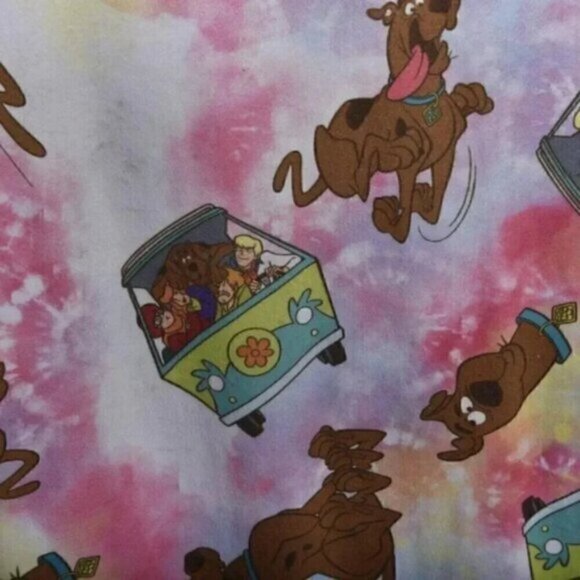Scooby Doo Tie-Dye Pajama Pants Mystery Machine Size Medium - Picture 5 of 7